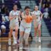 University of Scranton’s Sophia Talutto moves the ball during NCAA...