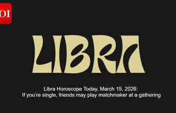 Libra Horoscope Today, March 15, 2026: If you’re single, friends may play matchmaker at a gathering