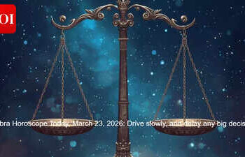 Libra Horoscope Today, March 23, 2026: Drive slowly, and delay any big decision