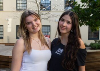 Marin Academy students Sienna Driegert, left, and Tatiana Ting are behind SheShreds Fest. (Courtesy of Marin Academy)