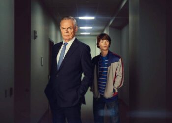 Martin plays Huw Edwards and Osian Morgan plays Ryan Davies in Power: The Downfall of Huw Edwards