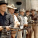 THE MAGNIFICENT SEVEN, Yul Brynner, Steve McQueen, Horst Buchholz, Charles Bronson, Robert Vaughn, Brad Dexter, James Coburn, 1960