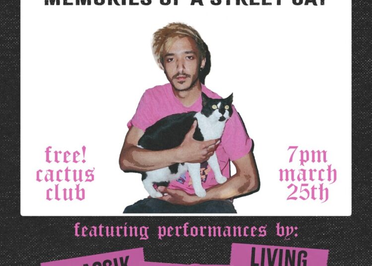 You can check out Ghani's free release party for "Memories of a Street Cat" on March 25 at Cactus Club.