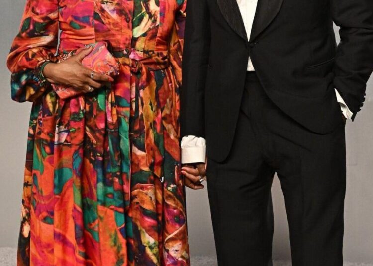 Nashormeh N. R. Lindo wears colorful dress to Oscars after-party | Entertainment