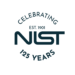 Color blocks with b&w sketches of NIST campuses. White bar in the middle. Reads  NIST Est. 1901 Celebrating 125 Years