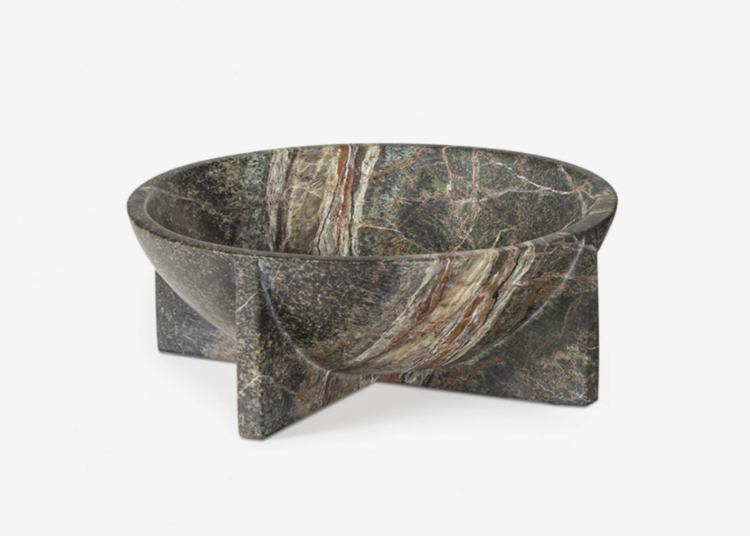 Tribune Marble Bowl by Regina Andrew