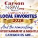 Nominations for Entertainment and Nightlife in Local Favorites contest