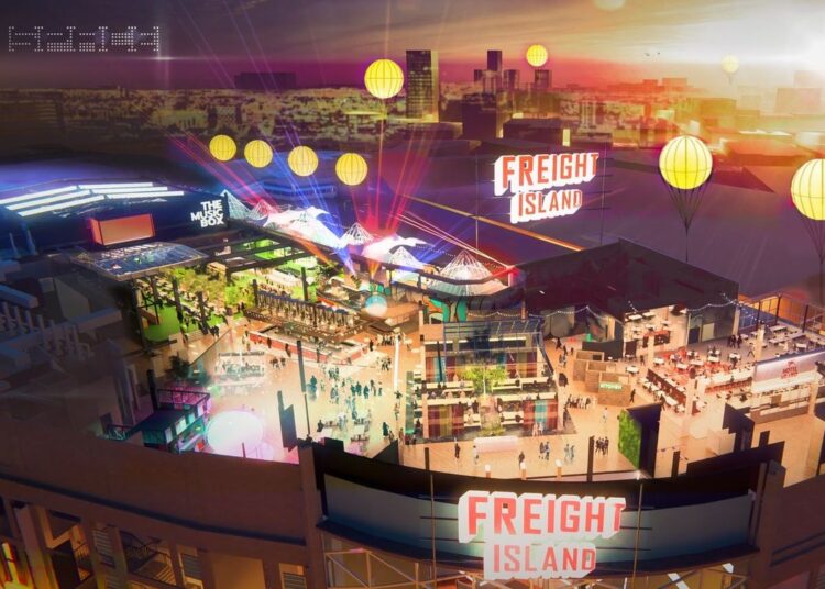 How Freight Island will look in Newcastle's Eldon Square