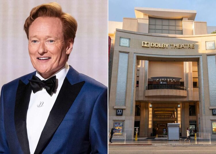 Conan O'Brien during the 98th Oscars on March 15, 2026; the Dolby Theatre in Hollywood, where the ceremony has been held since 2001Credit: Disney/Frank Micelotta; AaronP/Bauer-Griffin/GC Images