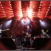 Paul McCartney and his band during sound check for Friday's show.