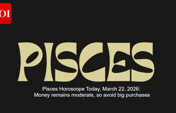 Pisces Horoscope Today, March 22, 2026: Money remains moderate, so avoid big purchases