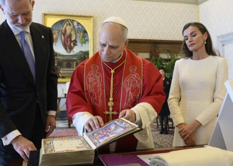 Pope Leo XIV meets Spanish royals at Vatican, renewing crown's historic bond with Basilica of St. Mary Major