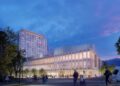 Portland State University's proposed Performing Arts and Culture Center, which would include a City-owned 3,200-seat hall. PSU photo