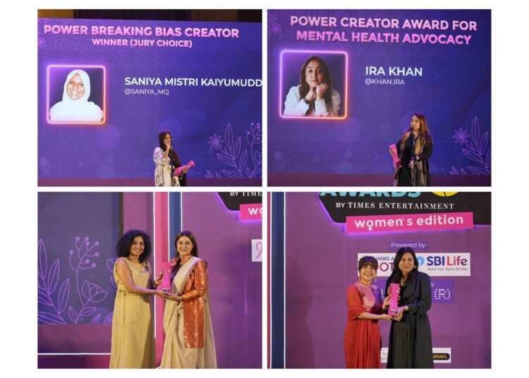 Power Creator Awards - Women's Edition by Times Entertainment, Lights Up Mumbai, Celebrating Digital Trailblazers on International Women's Day