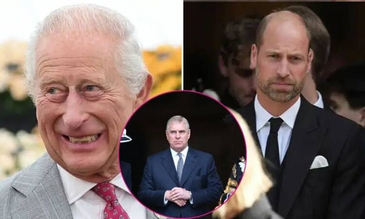 Prince William and King Charles have come to a disagreement over what to do with ex-Prince Andrew amid his scandals involving Jeffrey Epstein. MEGA