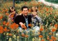 (L-R) William, Charles and Harry are seen in a 1994 Christmas card photo. Pic: Shutterstock