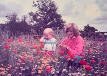 Prince William and Princess Diana