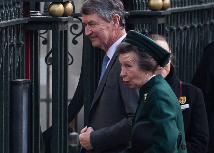 Princess Anne's two-word command to husband at royal event revealed | Royal | News