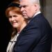 Image may contain Prince Andrew Duke of York Sarah Duchess of York Face Head Person Photography Portrait and Blazer