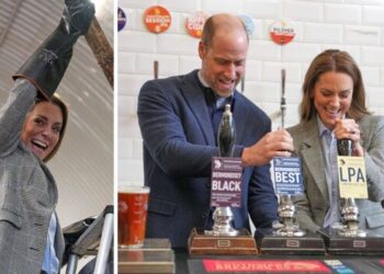 The Prince and Princess of Wales visited Bermondsey Beer Mile