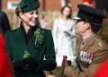 Catherine celebrates St. Patrick's Day with the Irish Guards