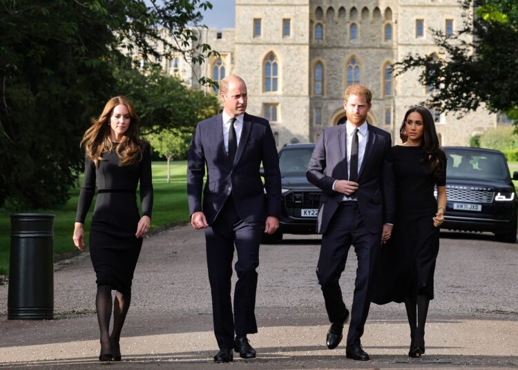 The book claims William and Kate considered Meghan ‘a threat’
