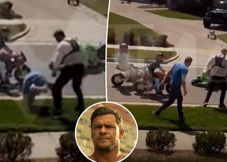 'Reacher' star Alan Ritchson allegedly attacks neighbor in front of kids in violent video