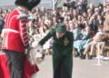 Royal visit to the Irish Guards