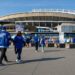 Fans streamed into the stadium before Game 3 of the American League Division Series on Wednesday, Oct. 9, 2024, at Kauffman Stadium in Kansas City.