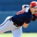 Feb 28, 2026; Sarasota, Florida, USA;  Atlanta Braves starting pitcher Spencer Strider (99) throws a pitch against the Baltimore Orioles during the first inning at Ed Smith Stadium. Mandatory Credit: Kim Klement Neitzel-Imagn Images
