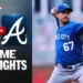 Royals stars outduel the Braves in a 4-1 victory
