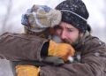 Ryan Reynolds as Matthew Lane hugs Alexia Fast as Cassandra Lane in The Captive