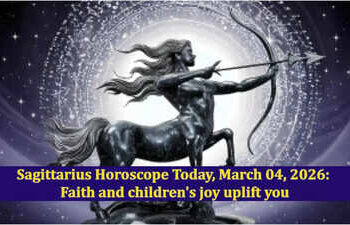 Sagittarius Horoscope Today, March 04, 2026: Faith and children's joy uplift you