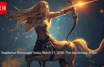 Sagittarius Horoscope Today, March 21, 2026: The day favours action