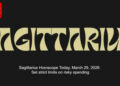 Sagittarius Horoscope Today, March 29, 2026: Set strict limits on risky spending