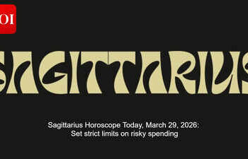 Sagittarius Horoscope Today, March 29, 2026: Set strict limits on risky spending