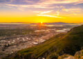 Sunset over Salt Lake City