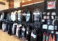 A pop-up NFL Shop selling Super Bowl LX merchandise, photographed Feb. 3, 2026, is open at San Pedro Square in downtown San Jose. (Sal Pizarro/Bay Area News Group)