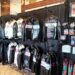 A pop-up NFL Shop selling Super Bowl LX merchandise, photographed Feb. 3, 2026, is open at San Pedro Square in downtown San Jose. (Sal Pizarro/Bay Area News Group)