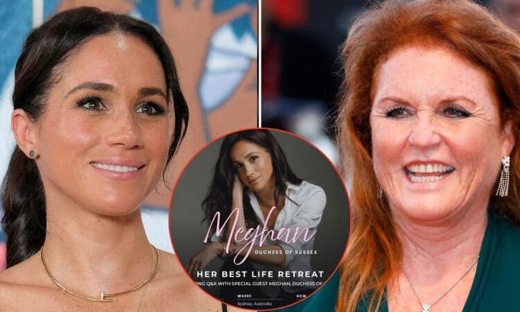 Meghan Markle has been compared to 'grifter' Sarah Ferguson in royal circles after new 'Meet Meghan' event was confirmed in Australia.MEGA