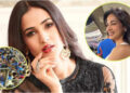 Sonal Chauhan blushes as crowd sings her 'Zara Sa' song live at India vs New Zealand T20 World Cup final - Video