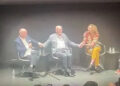 (L-R) David Chase, Dominic Chianese, and Edie Falco.Credit: Raven Brunner