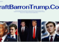 A screenshot of DraftBarronTrump.com, a website created by a former "South Park" writer to troll the president following the deadly strikes on Iran this past weekend.