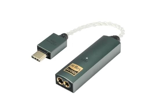 iFi Audio Go Link Max - Portable Headphone Amp/DAC Dongle USB-C to 3.5/4.4mm - Plug and Play Hi-res Audio with Dynamic Range Enhancement - PCM 384kHz/DSD256