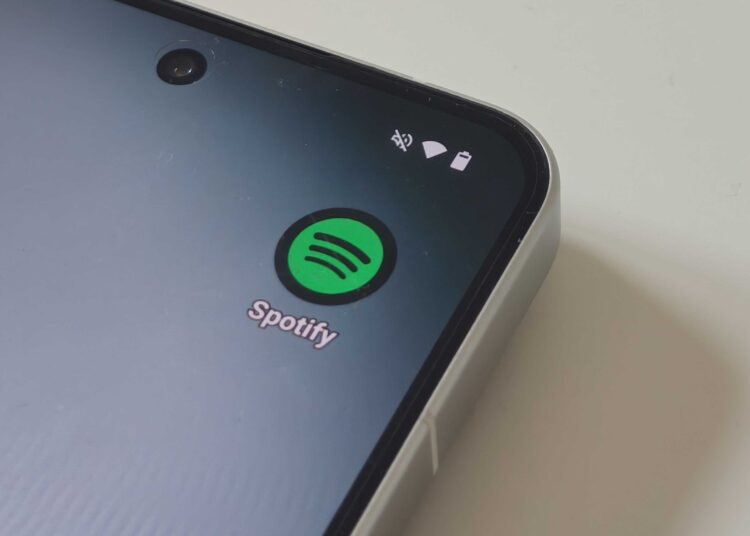 Spotify on the Nothing Phone (3)