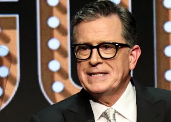 Stephen Colbert Takes Aim At Corporate Bosses In Awards Speech