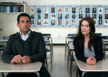 Steve Carell and Julianne Moore in 'Crazy, Stupid, Love.'Credit: Warner Bros