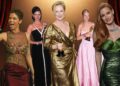 A composite image showing L-R Halle Berry, Julia Roberts, Meryl Streep, Gwyneth Paltrow and Jessica Chastain holding their oscars