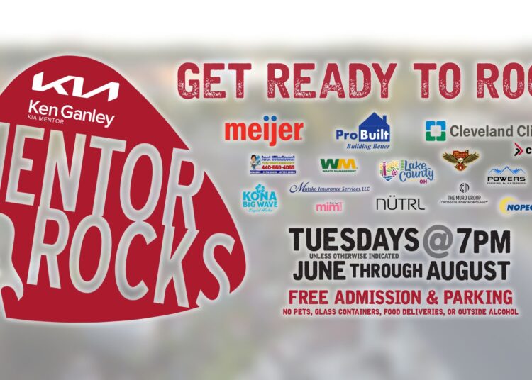 2026 Mentor Rocks Summer Concert Series Sponsor Logos