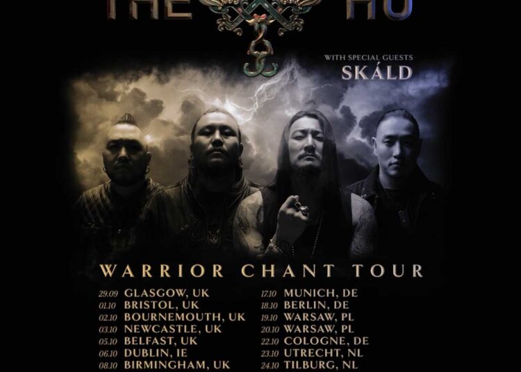 The HU - Warrior Chant Tour 2026 poster